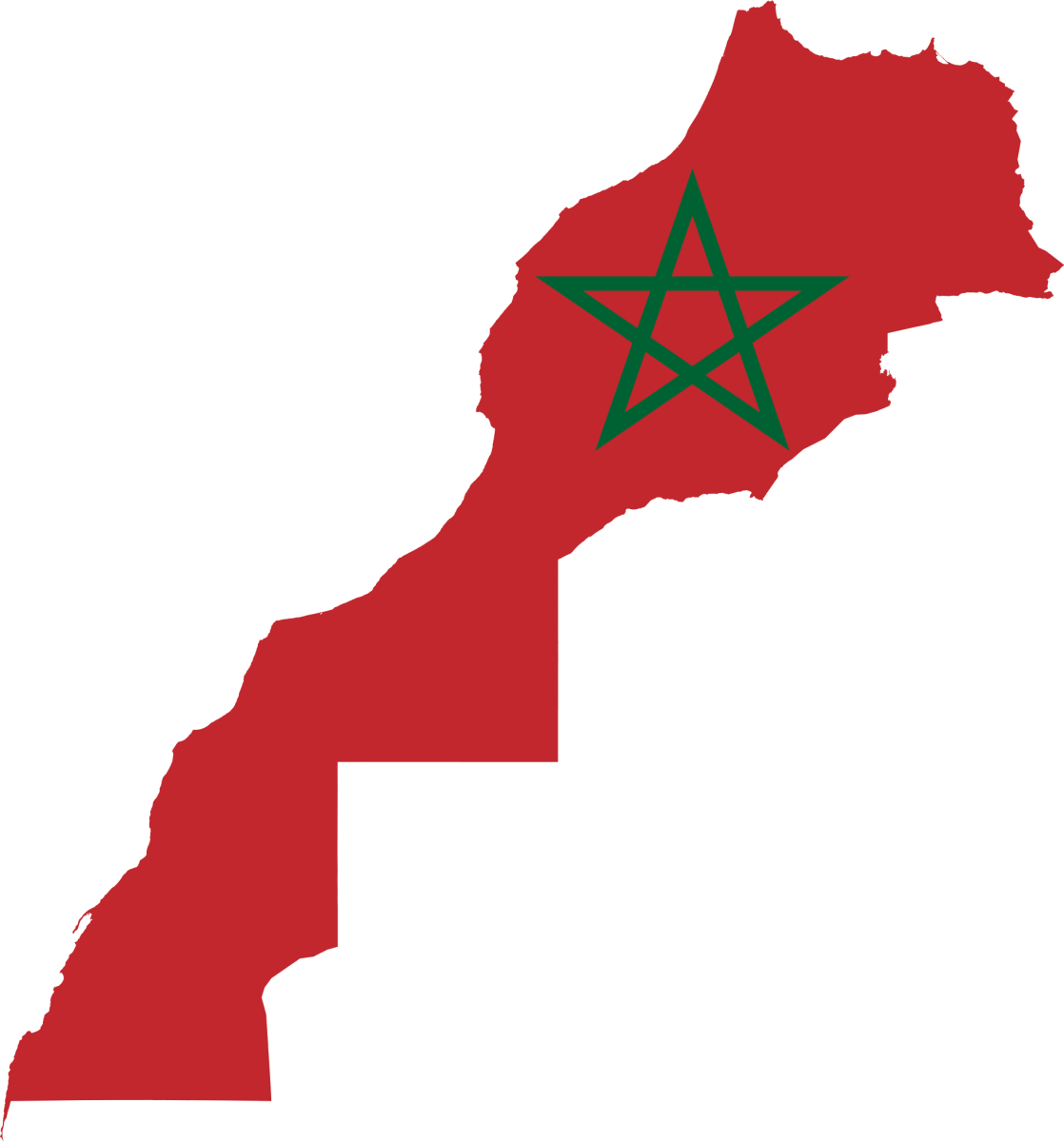 Morocco map